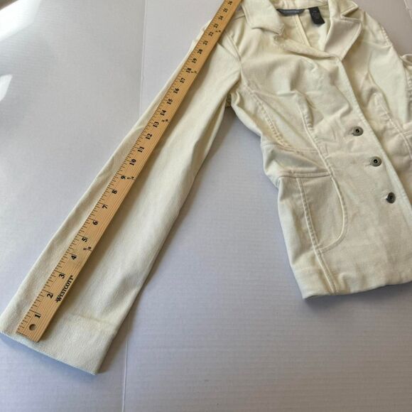 Hillard & Hanson y2k Off Whote Blazer - Picture 5 of 6